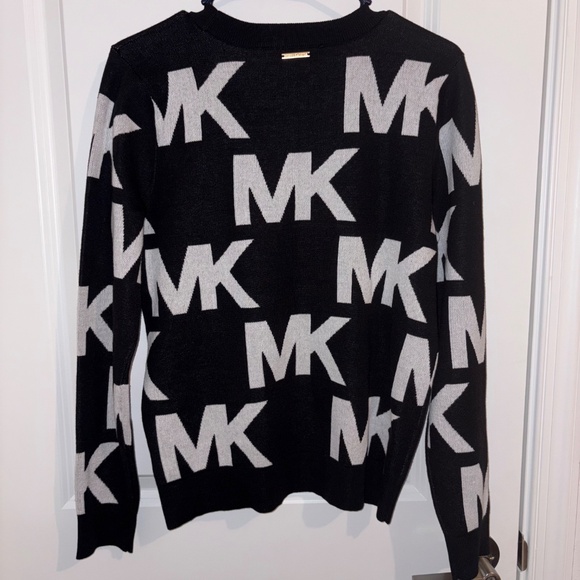 Michael Kors Long Sleeve Monogrammed Sweaters for Women Size Small - Picture 8 of 12